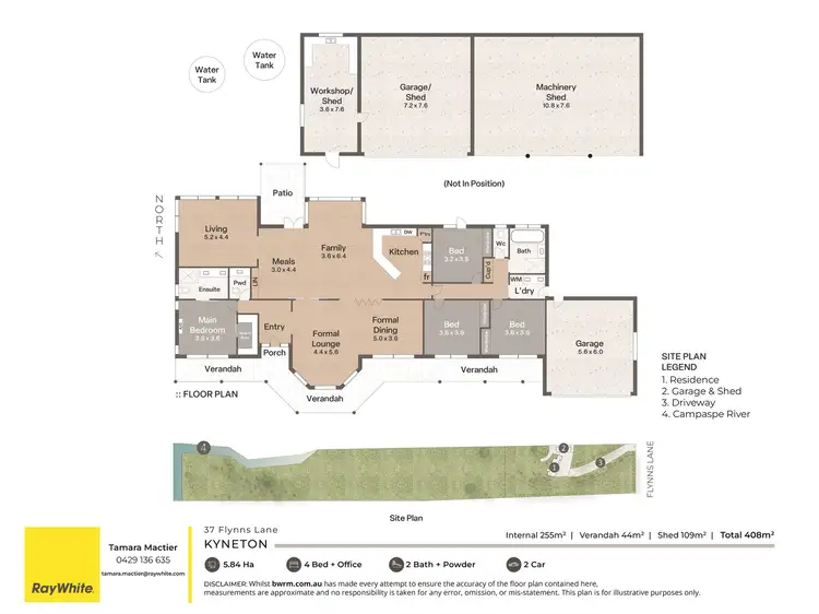 Floorplan of Homely house listing, 37 Flynns Lane, Kyneton VIC 3444