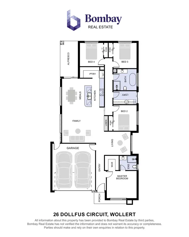 Floorplan of Homely house listing, 26 Dollfus Circuit, Wollert VIC 3750