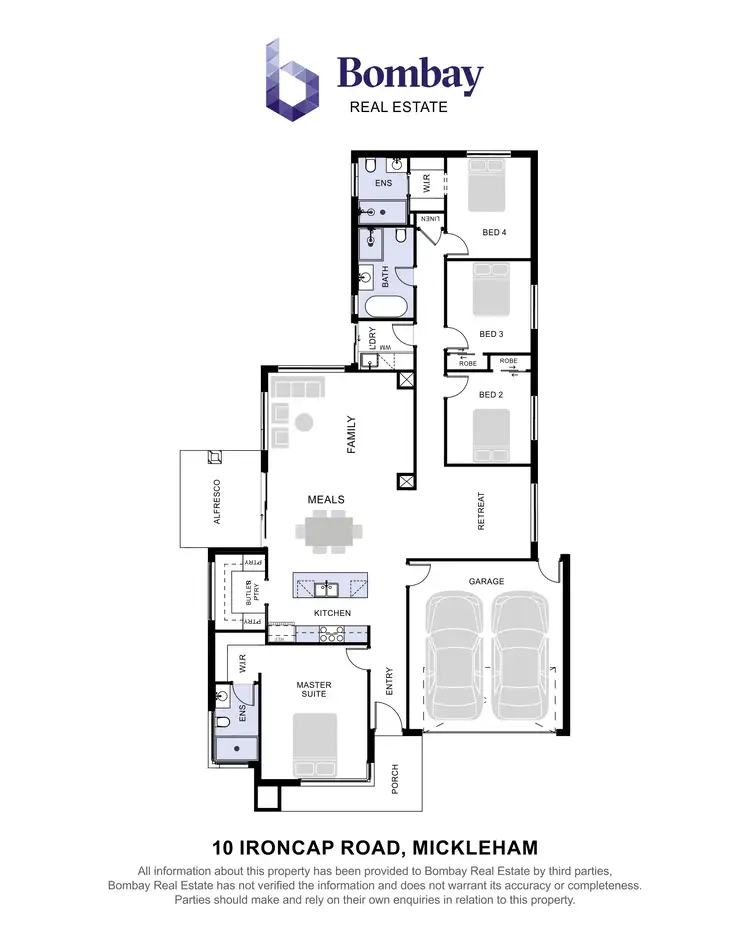 Floorplan of Homely house listing, 10 Ironcap Road, Mickleham VIC 3064