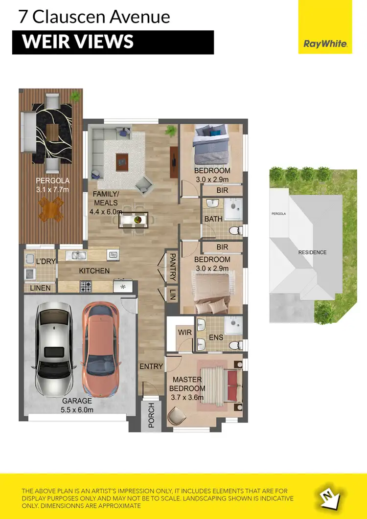Floorplan of Homely house listing, 7 Clauscen Avenue, Weir Views VIC 3338