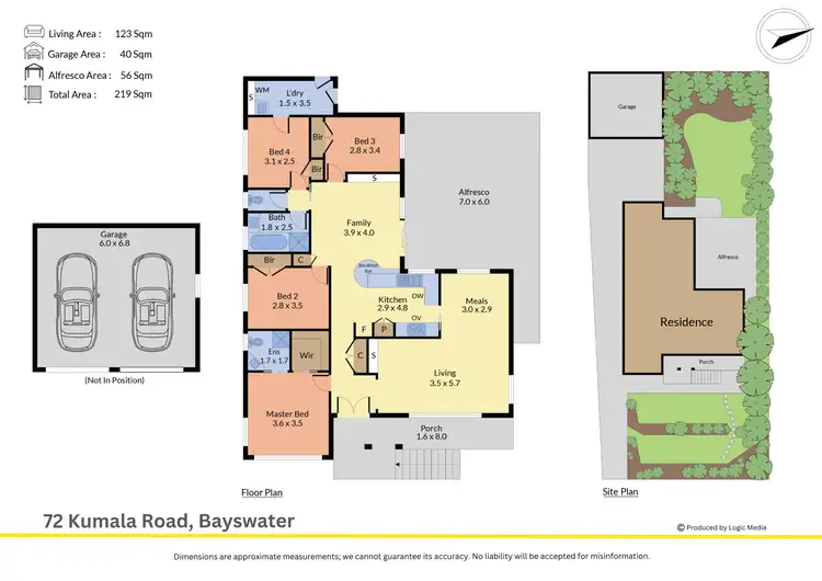 Floorplan of Homely house listing, 72 Kumala Road, Bayswater VIC 3153