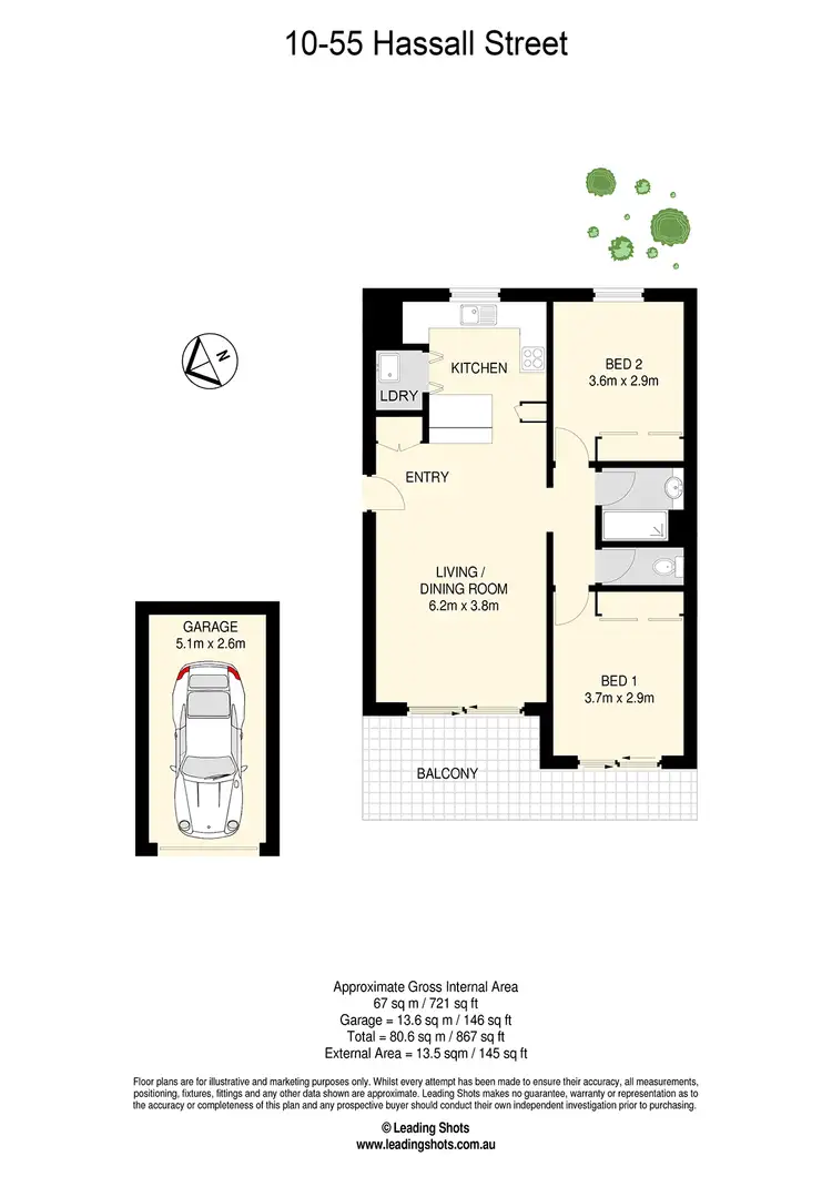 Floorplan of Homely unit listing, 10/55 Hassall Street, Corinda QLD 4075