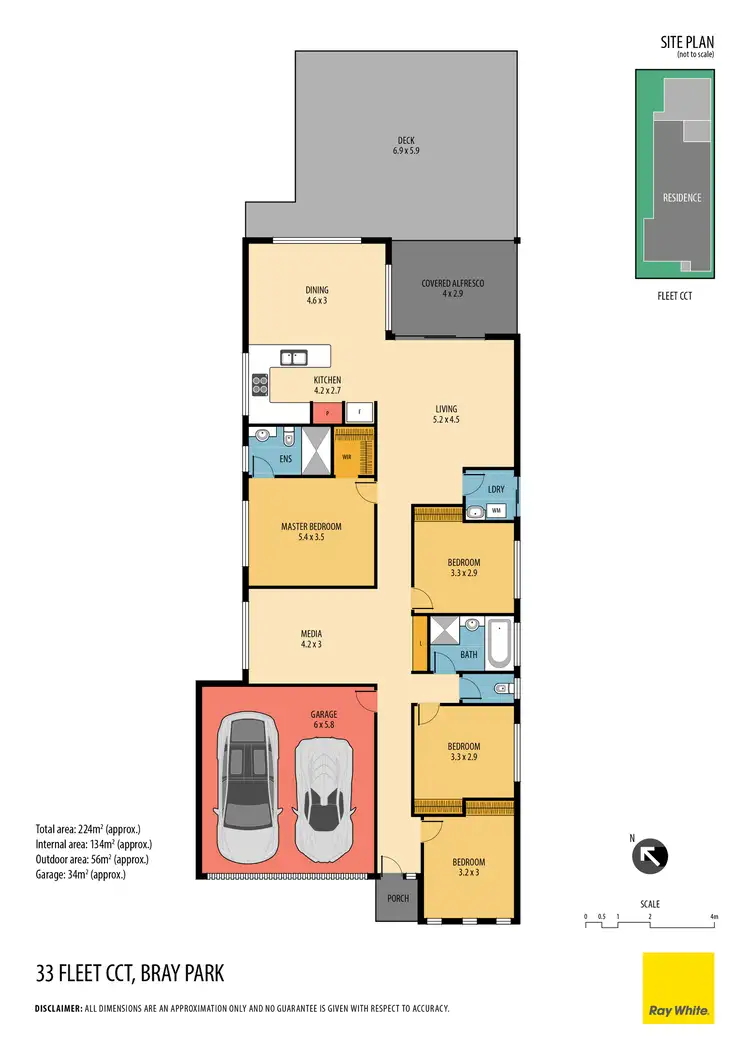 Floorplan of Homely house listing, 33 Fleet Circuit, Bray Park QLD 4500