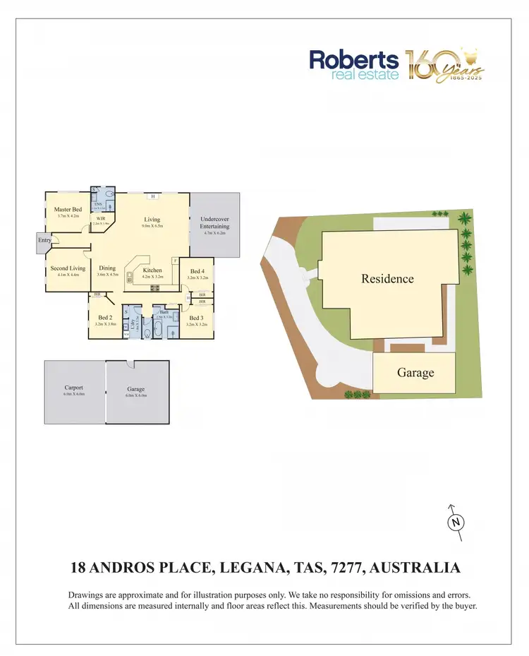 Floorplan of Homely house listing, 18 Andros Place, Legana TAS 7277