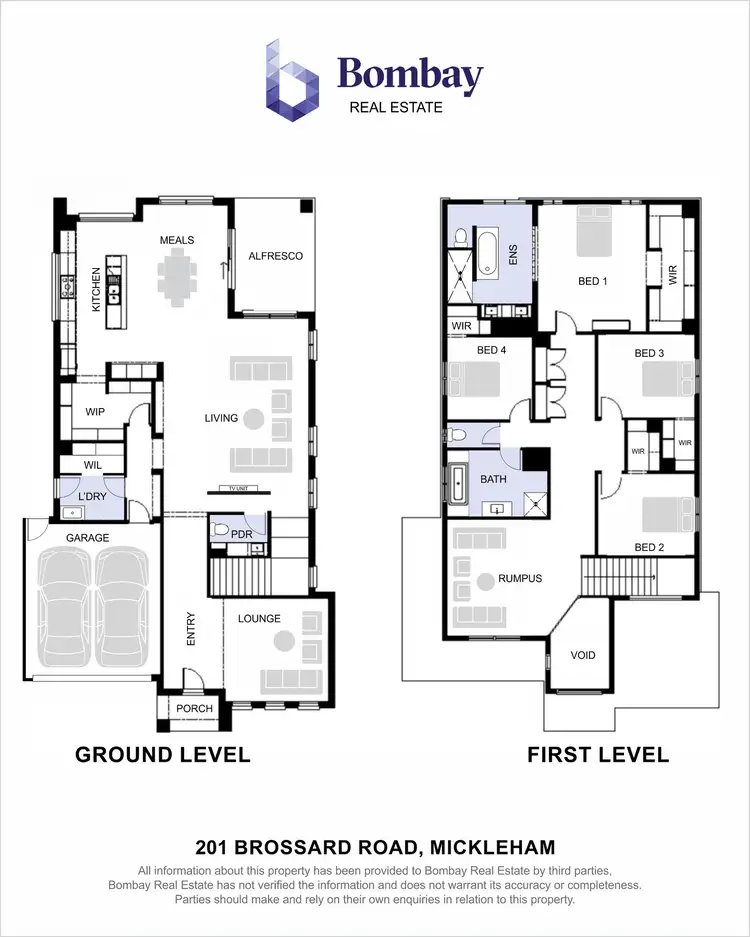 Floorplan of Homely house listing, 201 Brossard Road, Mickleham VIC 3064