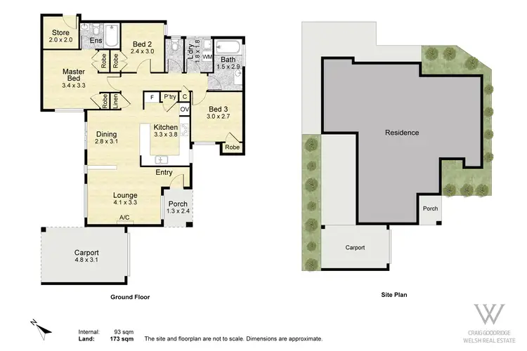 Floorplan of Homely villa listing, 2/353 Daly Street, Cloverdale WA 6105