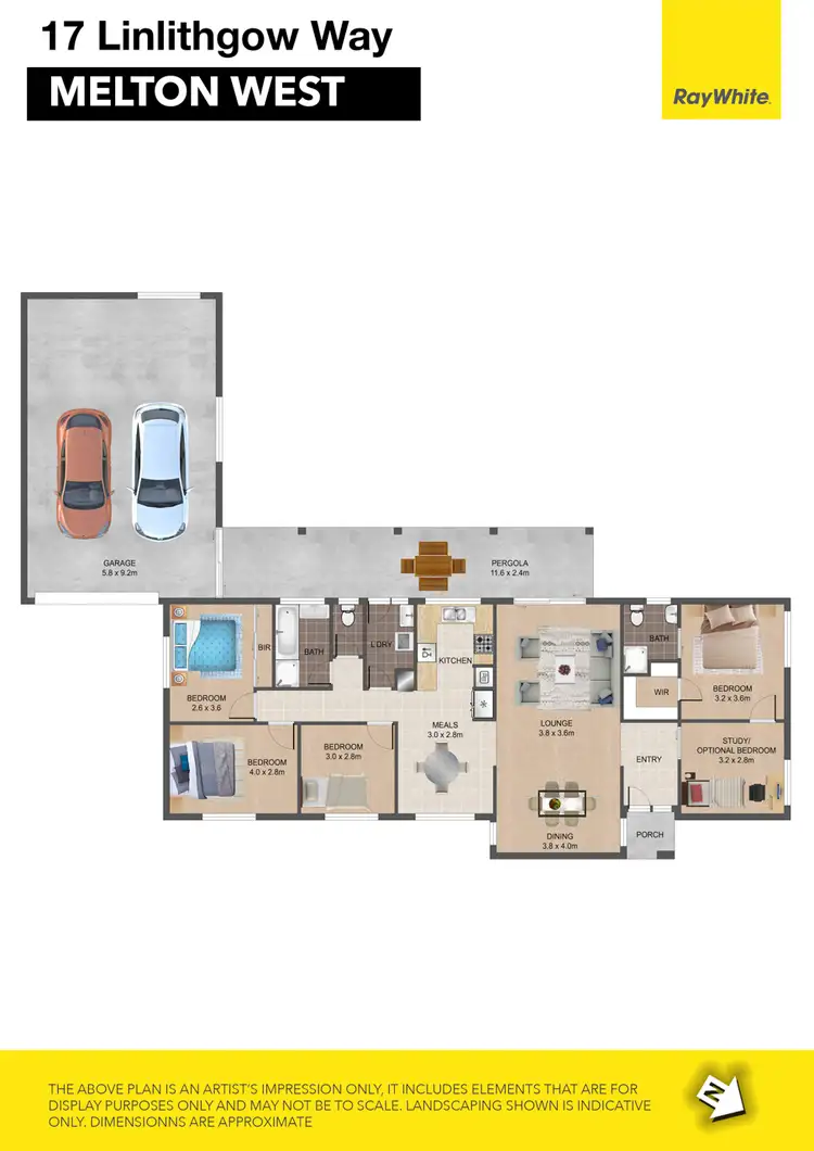 Floorplan of Homely house listing, 17 Linlithgow Way, Melton West VIC 3337