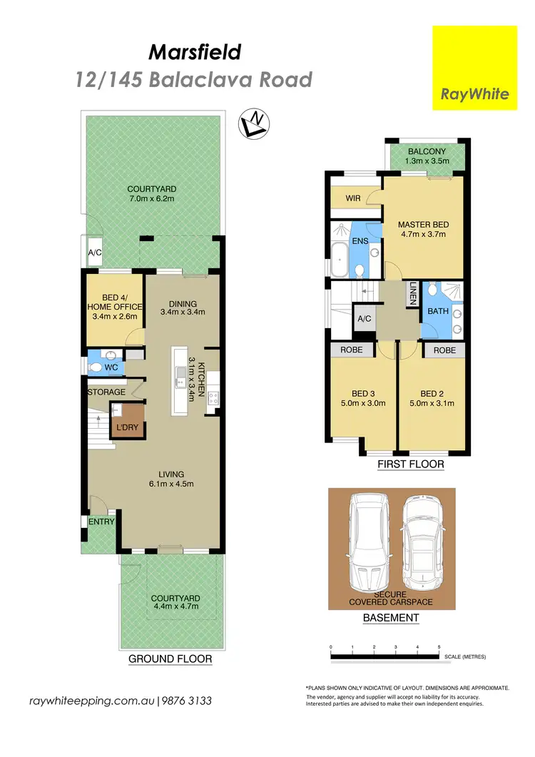 Floorplan of Homely townhouse listing, 12/145 Balaclava Road, Marsfield NSW 2122