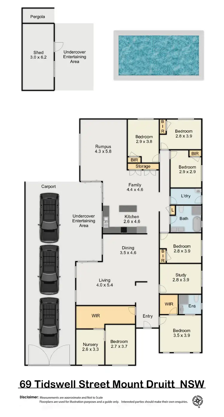 Floorplan of Homely house listing, 69 Tidswell Street, Mount Druitt NSW 2770