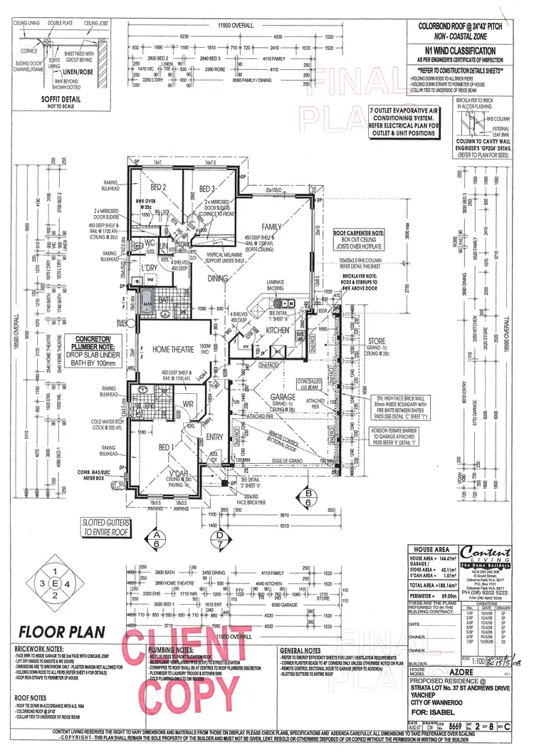 Floorplan of Homely house listing, 37/146 St Andrews Drive, Yanchep WA 6035