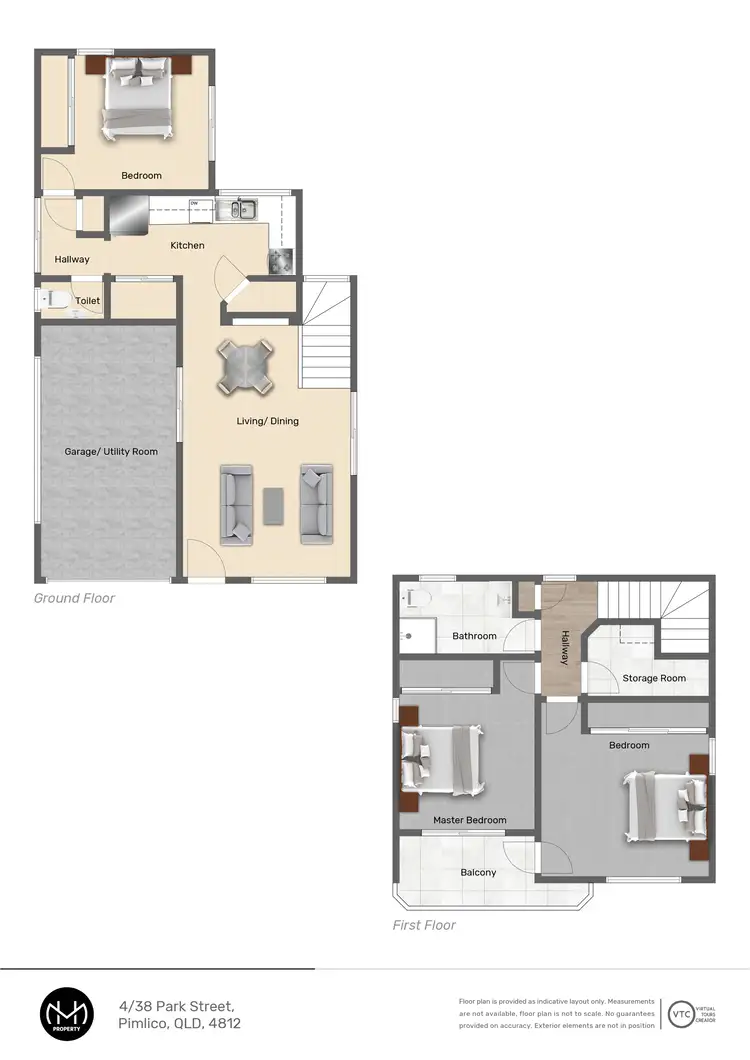 Floorplan of Homely townhouse listing, 4/38 Park Street, Pimlico QLD 4812