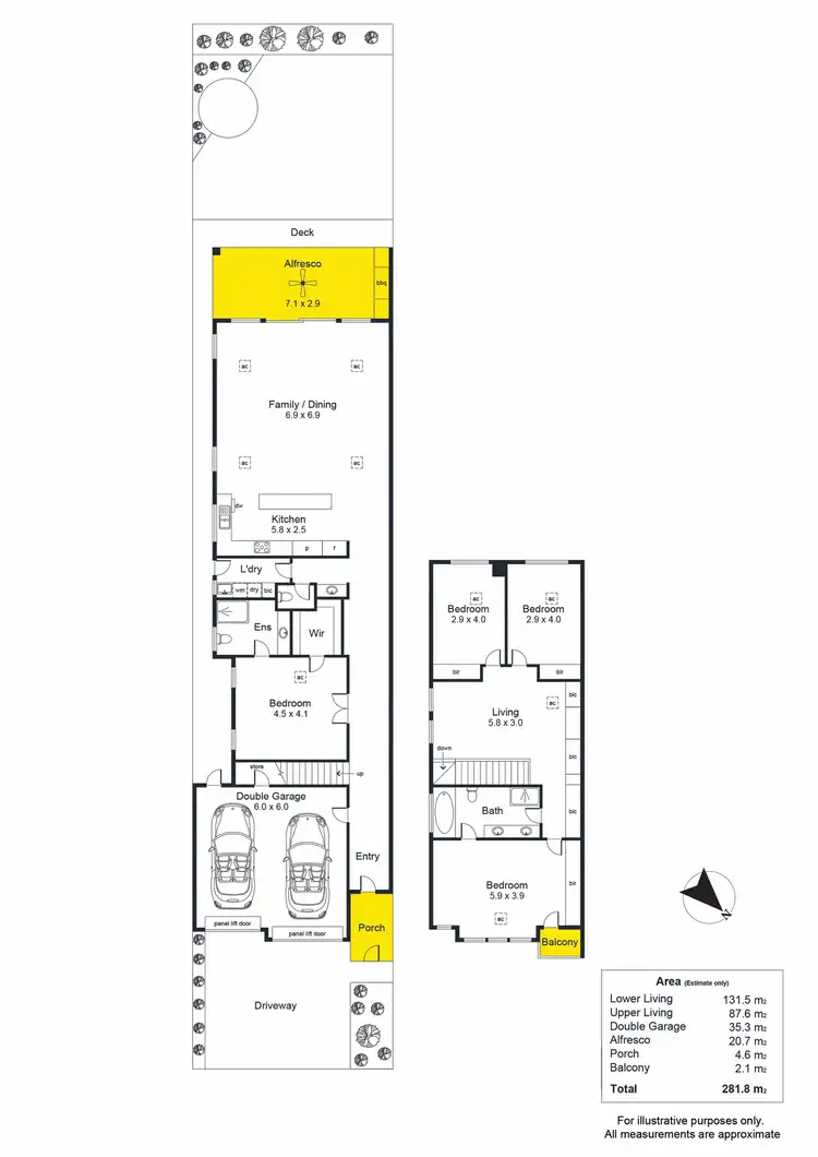 Floorplan of Homely house listing, 87 Wright Street, Henley Beach SA 5022