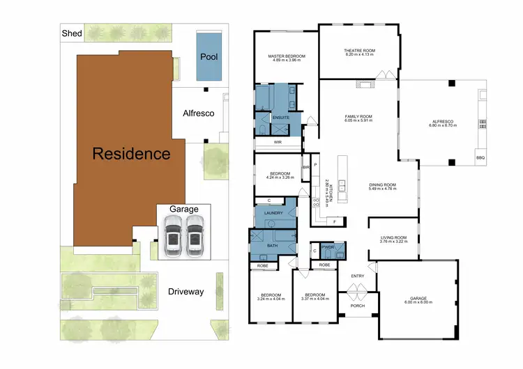 Floorplan of Homely house listing, 7 Fridayhill Drive, Southern River WA 6110