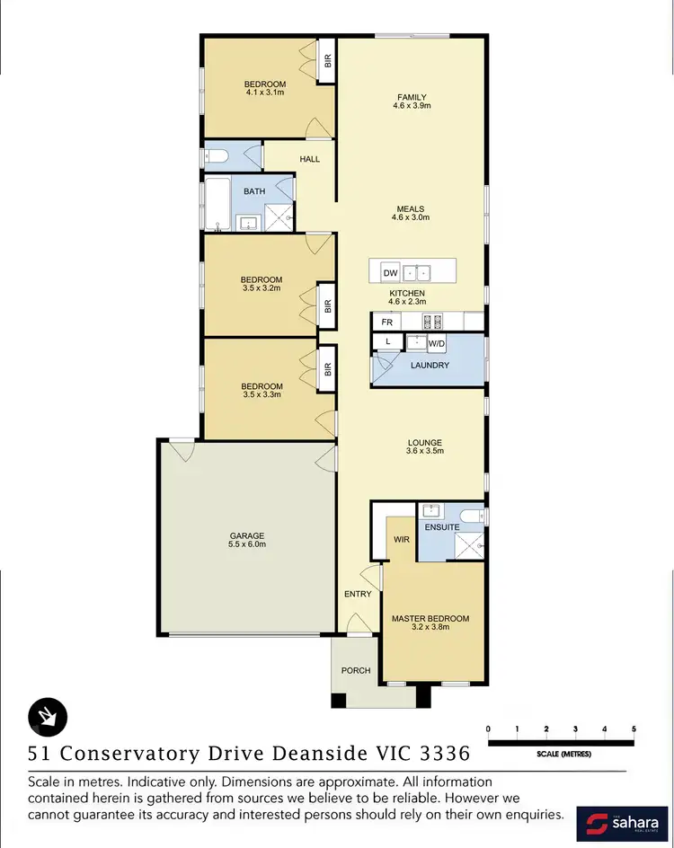 Floorplan of Homely house listing, 51 Conservatory Drive, Deanside VIC 3336