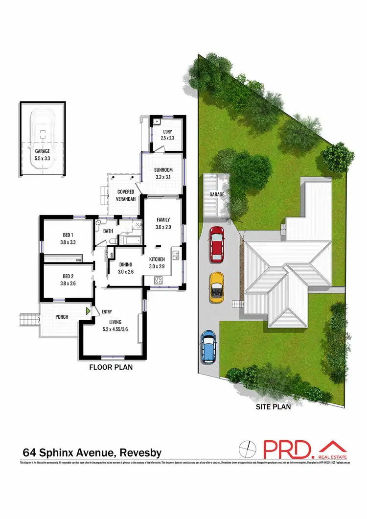 Floorplan of Homely house listing, 64 Sphinx Avenue, Revesby NSW 2212