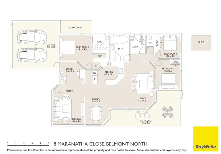 Floorplan of Homely house listing, 8 Maranatha Close, Belmont North NSW 2280