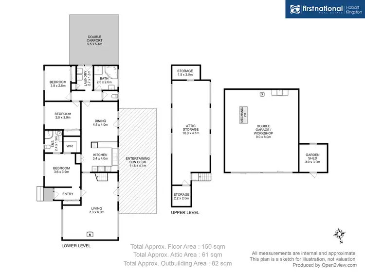 Floorplan of Homely house listing, 174 Watsons Road, Kettering TAS 7155