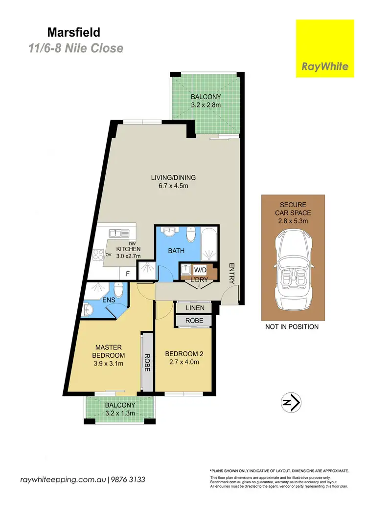 Floorplan of Homely apartment listing, 11/6-8 Nile Close, Marsfield NSW 2122