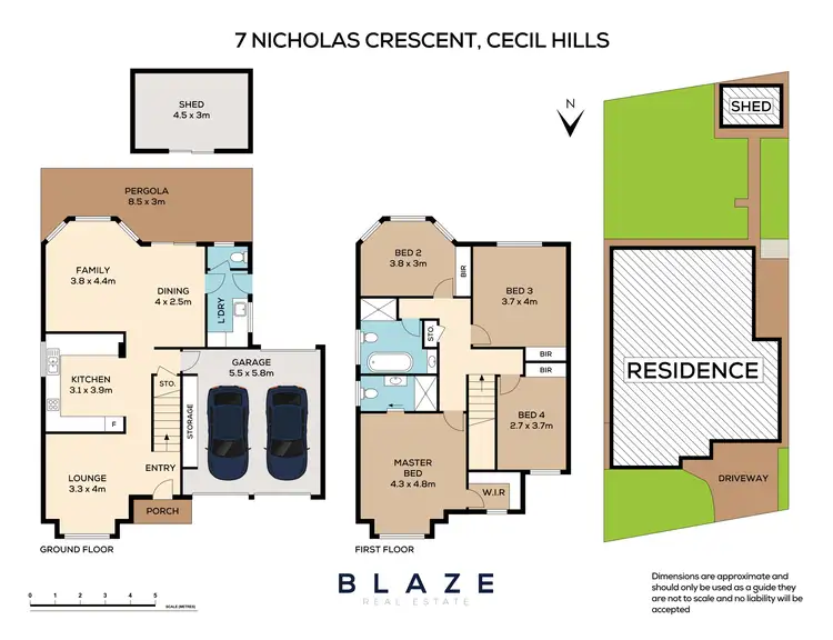 Floorplan of Homely house listing, 7 Nicholas Crescent, Cecil Hills NSW 2171
