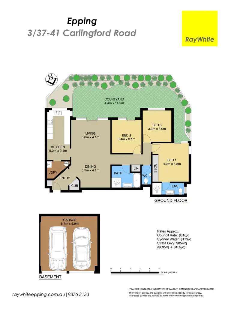 Floorplan of Homely apartment listing, 3/37-41 Carlingford Road, Epping NSW 2121