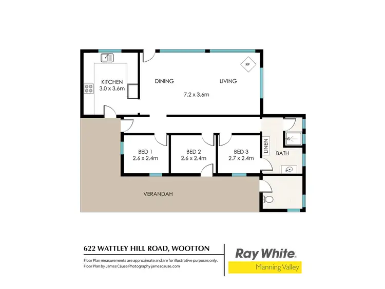 Floorplan of Homely rural property listing, 622 Wattley Hill Road, Wootton NSW 2423
