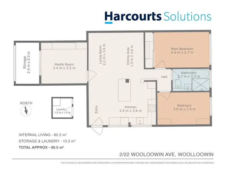 Floorplan of Homely unit listing, 2/22 Wooloowin Avenue, Wooloowin QLD 4030