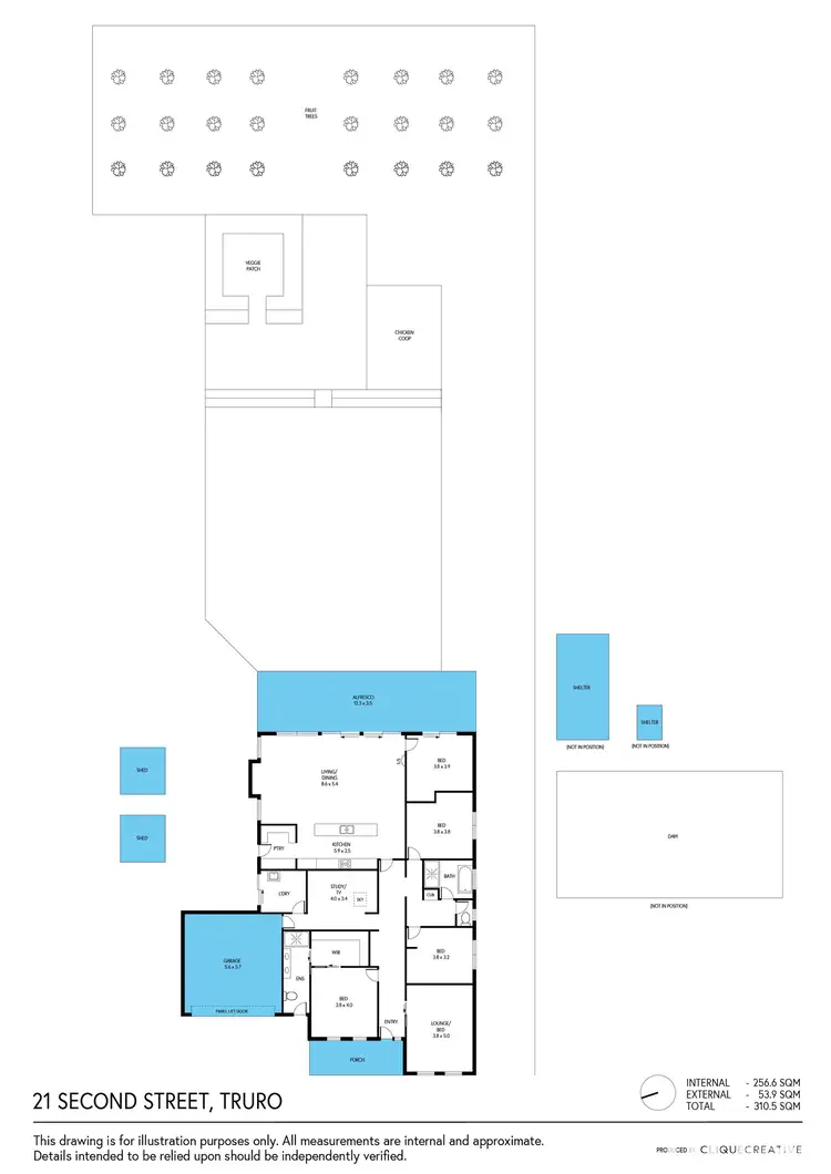 Floorplan of Homely house listing, 21 Second Street, Truro SA 5356