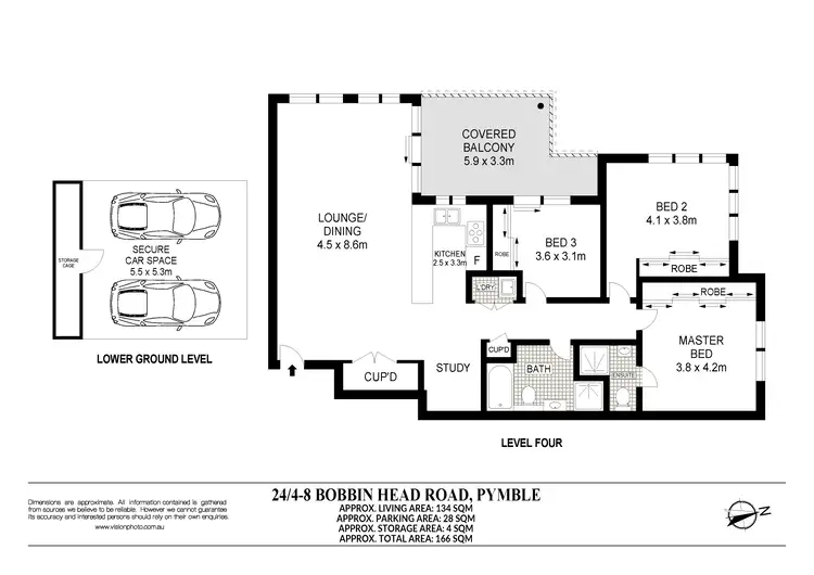 Floorplan of Homely apartment listing, 24/4-8 Bobbin Head Road, Pymble NSW 2073