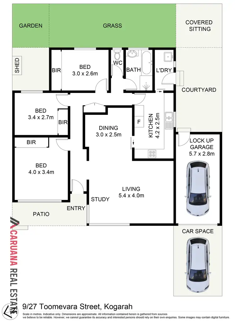 Floorplan of Homely villa listing, 9/27 Toomevara Street, Kogarah NSW 2217