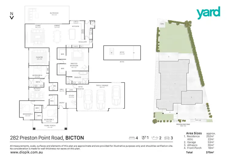 Floorplan of Homely house listing, 282 Preston Point Road, Bicton WA 6157