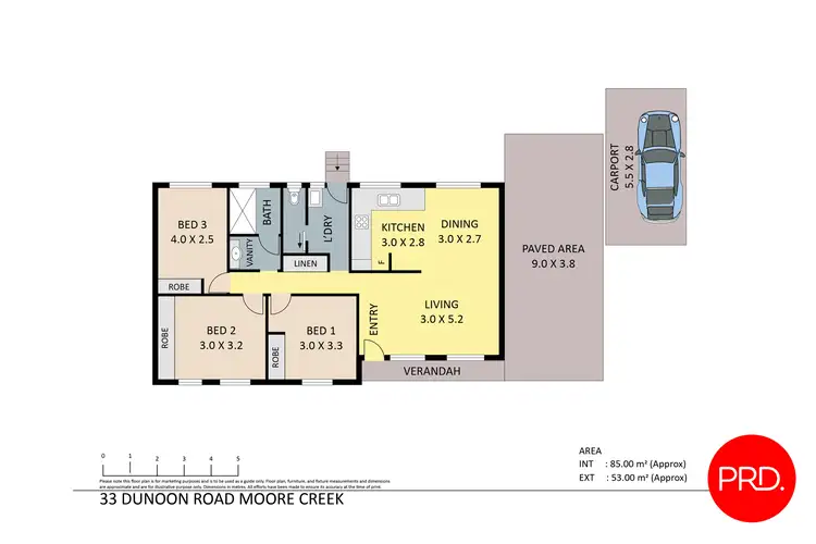 Floorplan of Homely house listing, 33 Dunoon Road, Tamworth NSW 2340