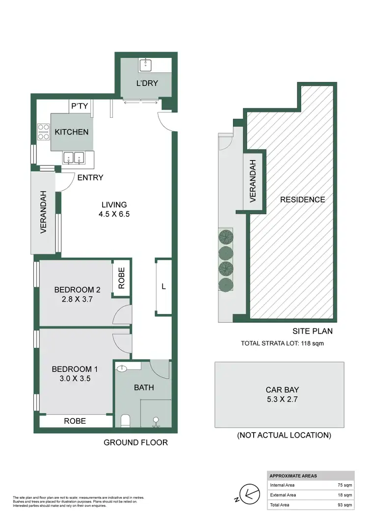 Floorplan of Homely apartment listing, 5/30 Stadium Drive, Floreat WA 6014