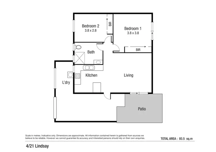 Floorplan of Homely house listing, 4/21 Lindsay Street, Rosslea QLD 4812