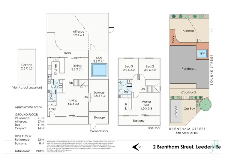 Floorplan of Homely house listing, 2 Brentham Street, Leederville WA 6007