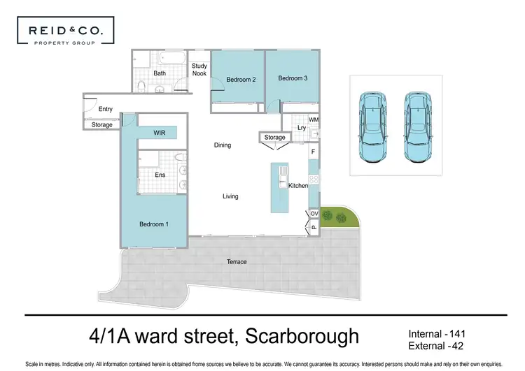 Floorplan of Homely apartment listing, 4/1A Warde Street, Scarborough QLD 4020