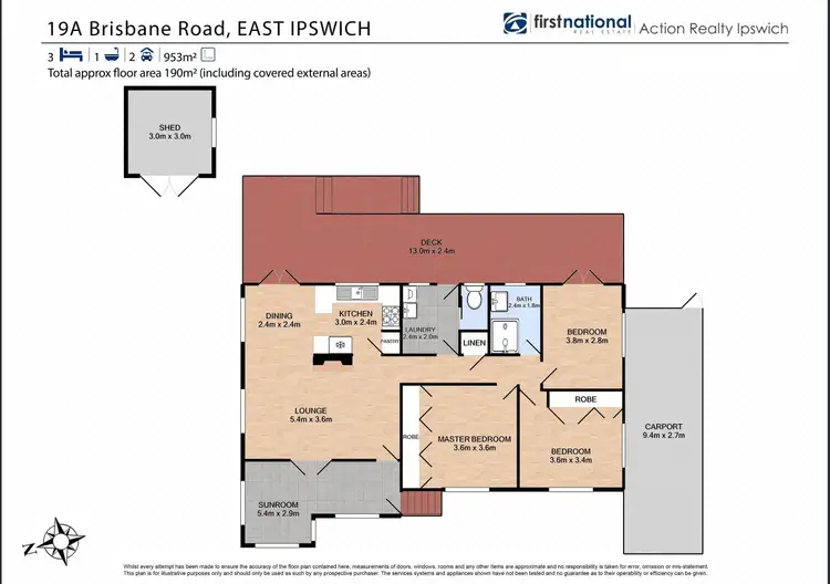 Floorplan of Homely house listing, 19A Brisbane Road, Newtown QLD 4305