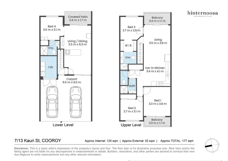 Floorplan of Homely townhouse listing, 7/13 Kauri Street, Cooroy QLD 4563