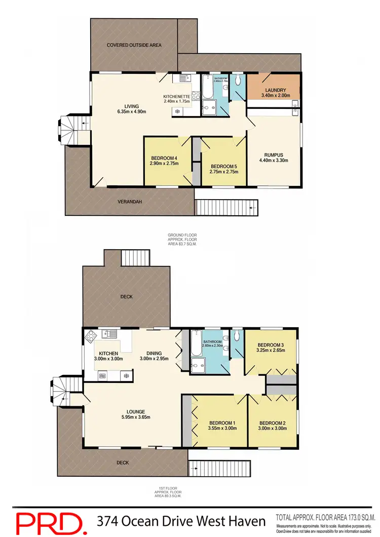 Floorplan of Homely house listing, 374 Ocean Drive, West Haven NSW 2443