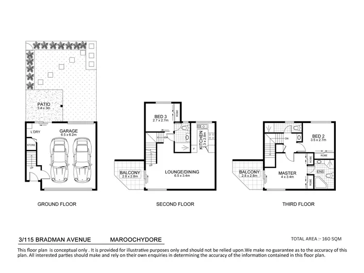 Floorplan of Homely unit listing, 3/115 Bradman Avenue, Maroochydore QLD 4558