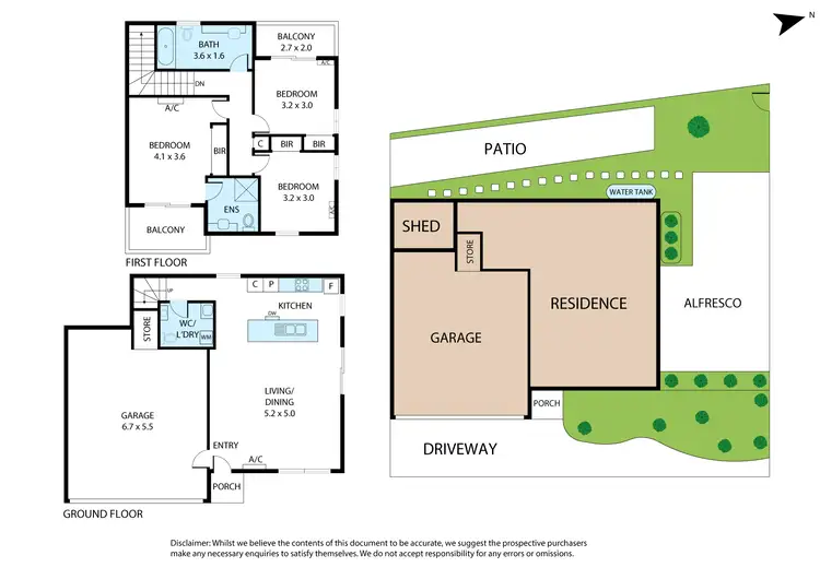 Floorplan of Homely house listing, 1/2 Jingella Avenue, Ashwood VIC 3147