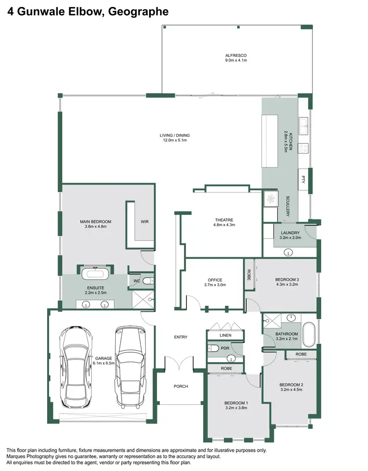 Floorplan of Homely house listing, 4 Gunwale Elbow, Geographe WA 6280