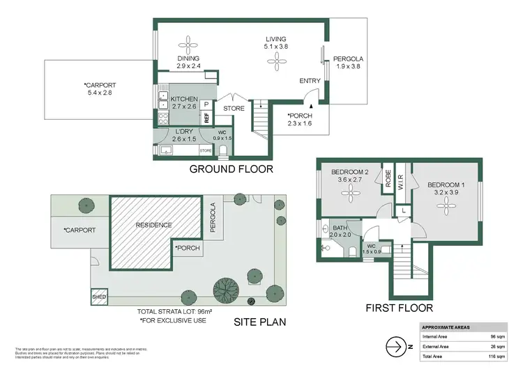 Floorplan of Homely townhouse listing, 4/716 Stirling Highway, Mosman Park WA 6012