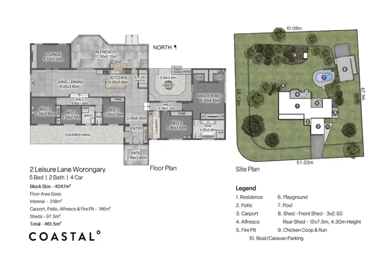 Floorplan of Homely house listing, 2 Leisure Lane, Worongary QLD 4213
