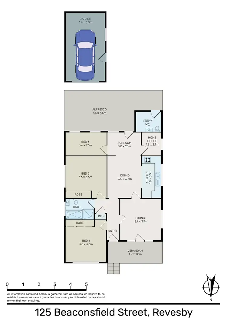 Floorplan of Homely house listing, 125 Beaconsfield Street, Revesby NSW 2212