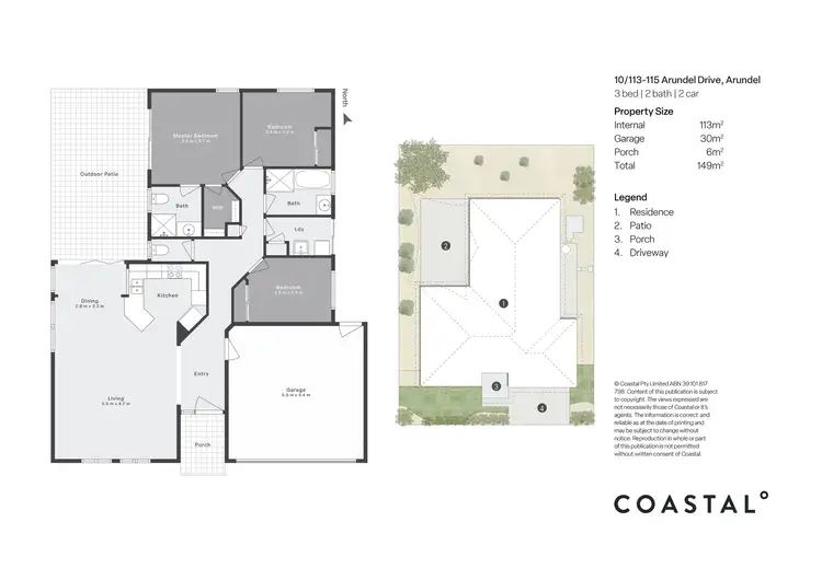 Floorplan of Homely house listing, 10/113-115 Arundel Drive, Arundel QLD 4214