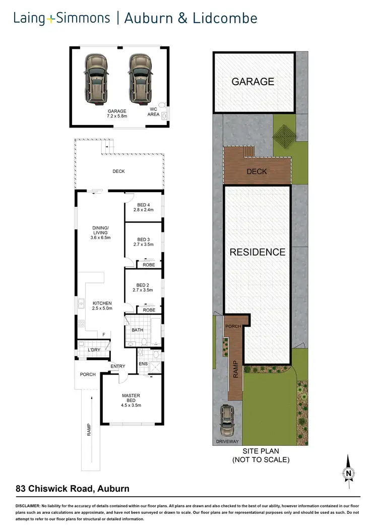 Floorplan of Homely house listing, 83 Chiswick Rd, Auburn NSW 2144