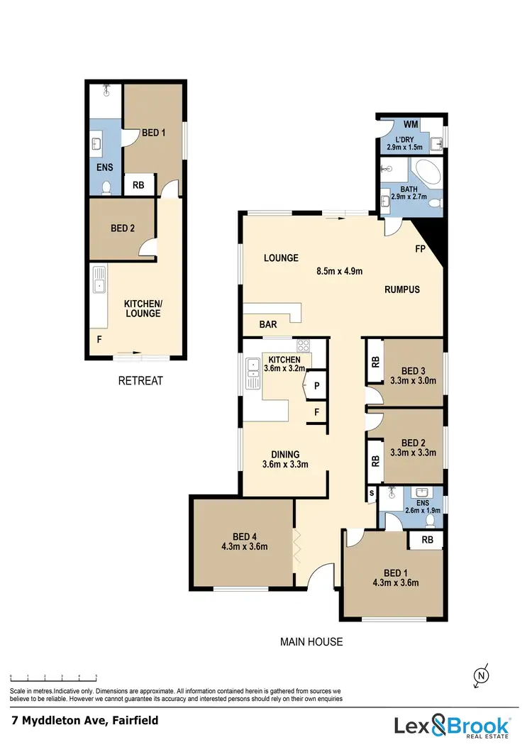 Floorplan of Homely house listing, 7 Myddleton Ave, Fairfield NSW 2165