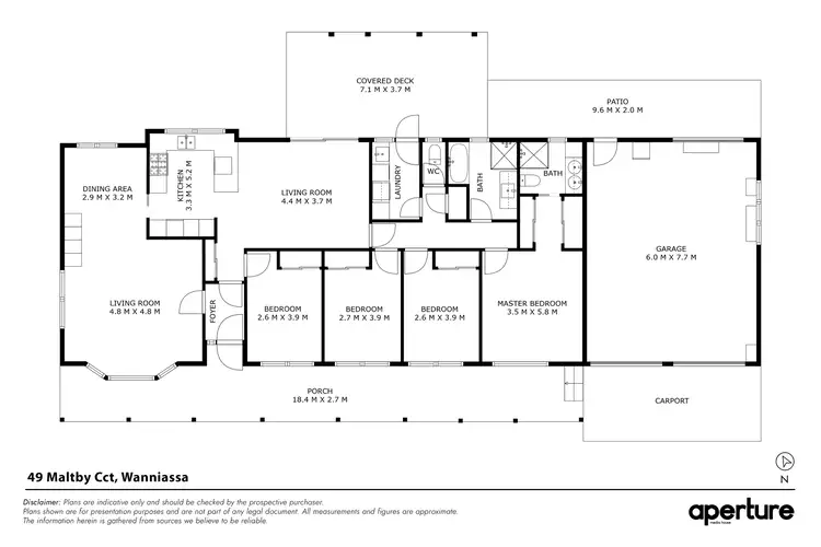 Floorplan of Homely house listing, 49 Maltby Circuit, Wanniassa ACT 2903