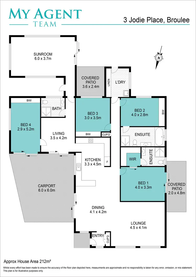 Floorplan of Homely house listing, 3 Jodie Place, Broulee NSW 2537