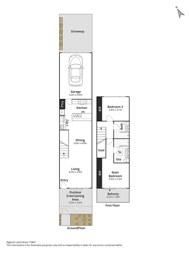 Floorplan of Homely townhouse listing, 28 Harbourside Drive, Rippleside VIC 3215